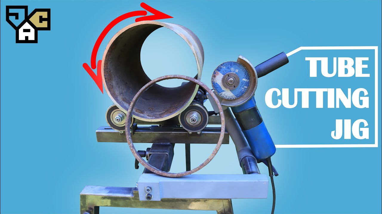Angle Grinder Hack? : Perfect Your-Tube Cuts / Tube Cutting Jig DIY