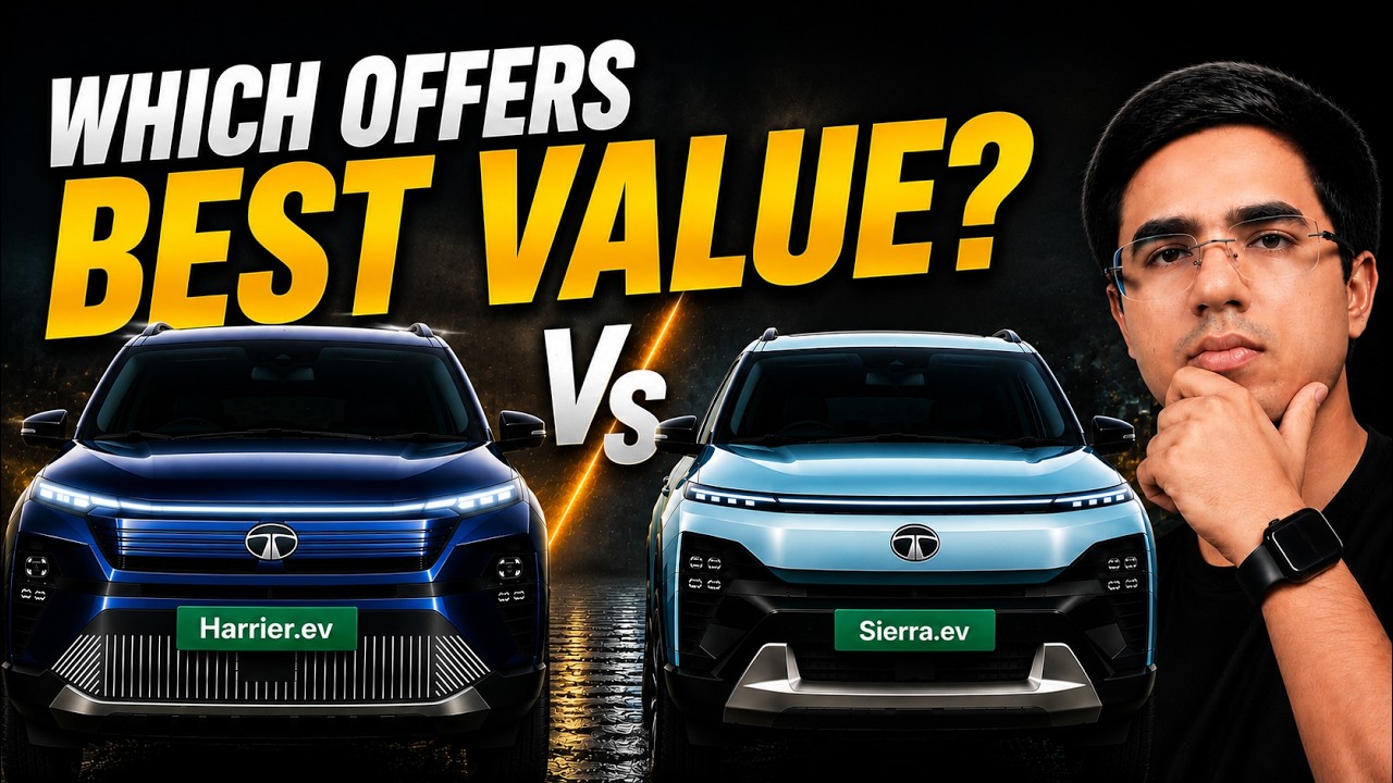 Tata Sierra EV vs Harrier EV: Which Electric SUV Should You Buy? | Detailed Comparison