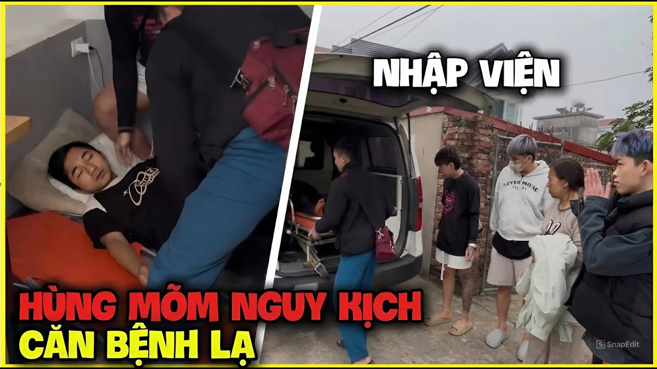 Gầy Vlogs - Hành Trình Cấp Cứu Hùng Mõm Nguy Kịch Với Căn Bệnh Lạ Cùng Team Đức Mõm !!!