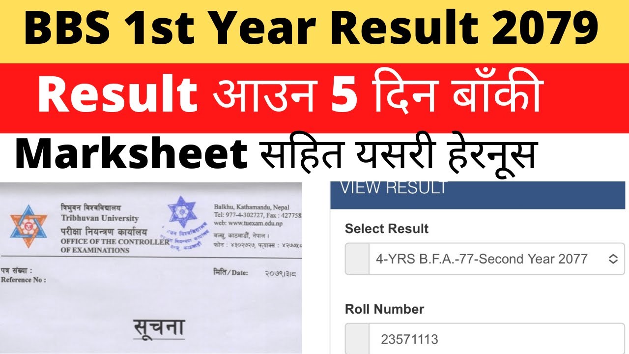 BBS 1st year result 2079 | how to check bbs 1st year result 2079 | bbs result 2022| bbs 1st year kas