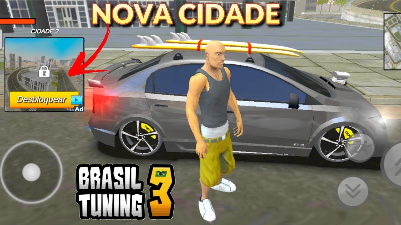 🔴CHEGOU UMA NOVA CIDADE🔴Brasil Tuning 3🔴 simulador de corrida de carros e motos do brasil, update