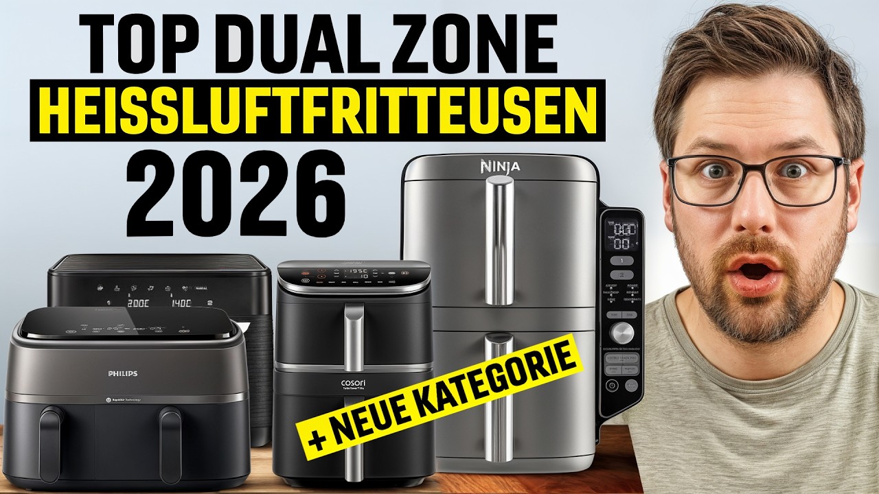 Welcher Dual Zone Airfryer ist der Beste? ► Doppelkammer Heißluftfritteusen Test & Vergleich 2025