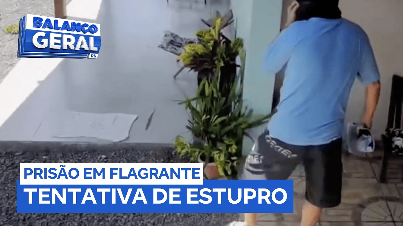 Homem com touca ninja é preso suspeito de tentar estuprar a vizinha usando pano embebido em gasolina