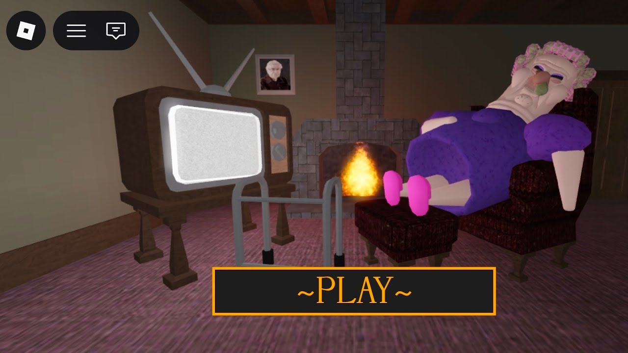GRUMPY GRAN! (SCARY OBBY) Roblox Gameplay Walkthrough 