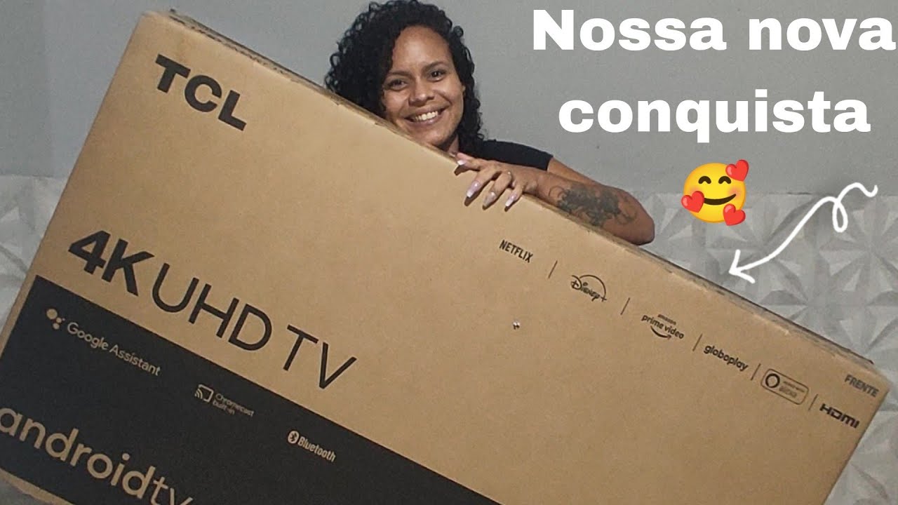 Compramos nossa tv🥰Esperamos muito por isso🙌
