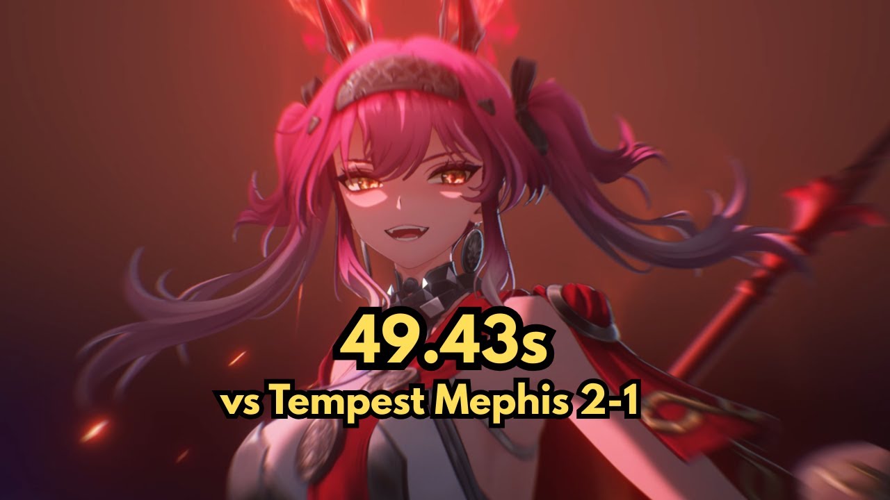 [WUTHERING WAVES] S0R1 Lupa Brant Mortefi vs Tempest Mephis 2-1 49.43s