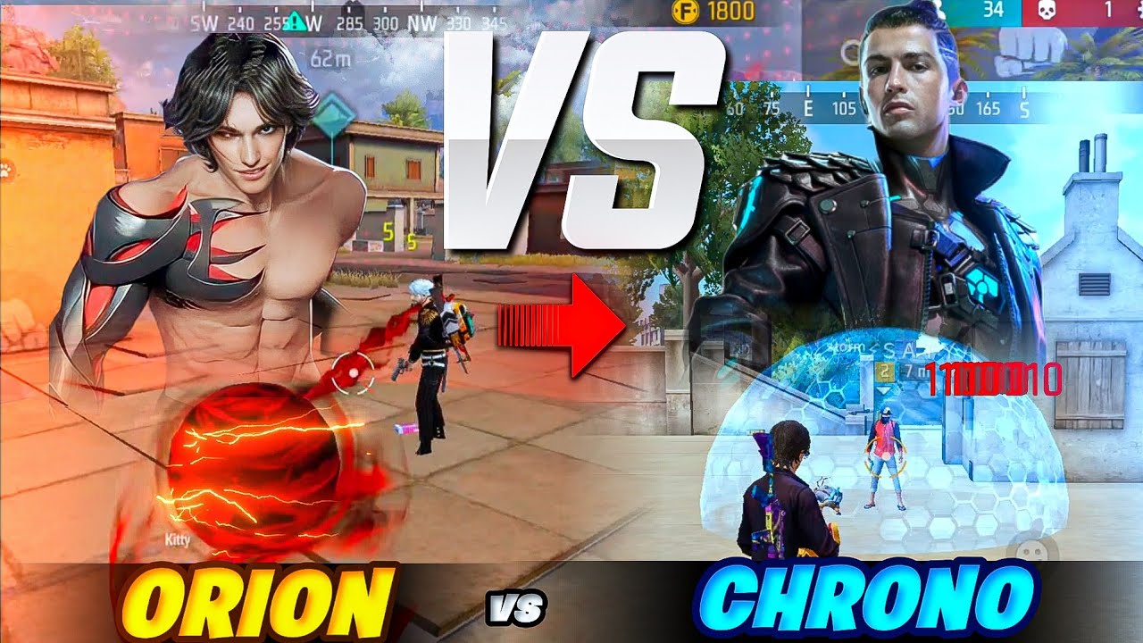ORION VS CHRONO - WHO IS BEST? || FREE FIRE BEST ACTIVE CHARACTER