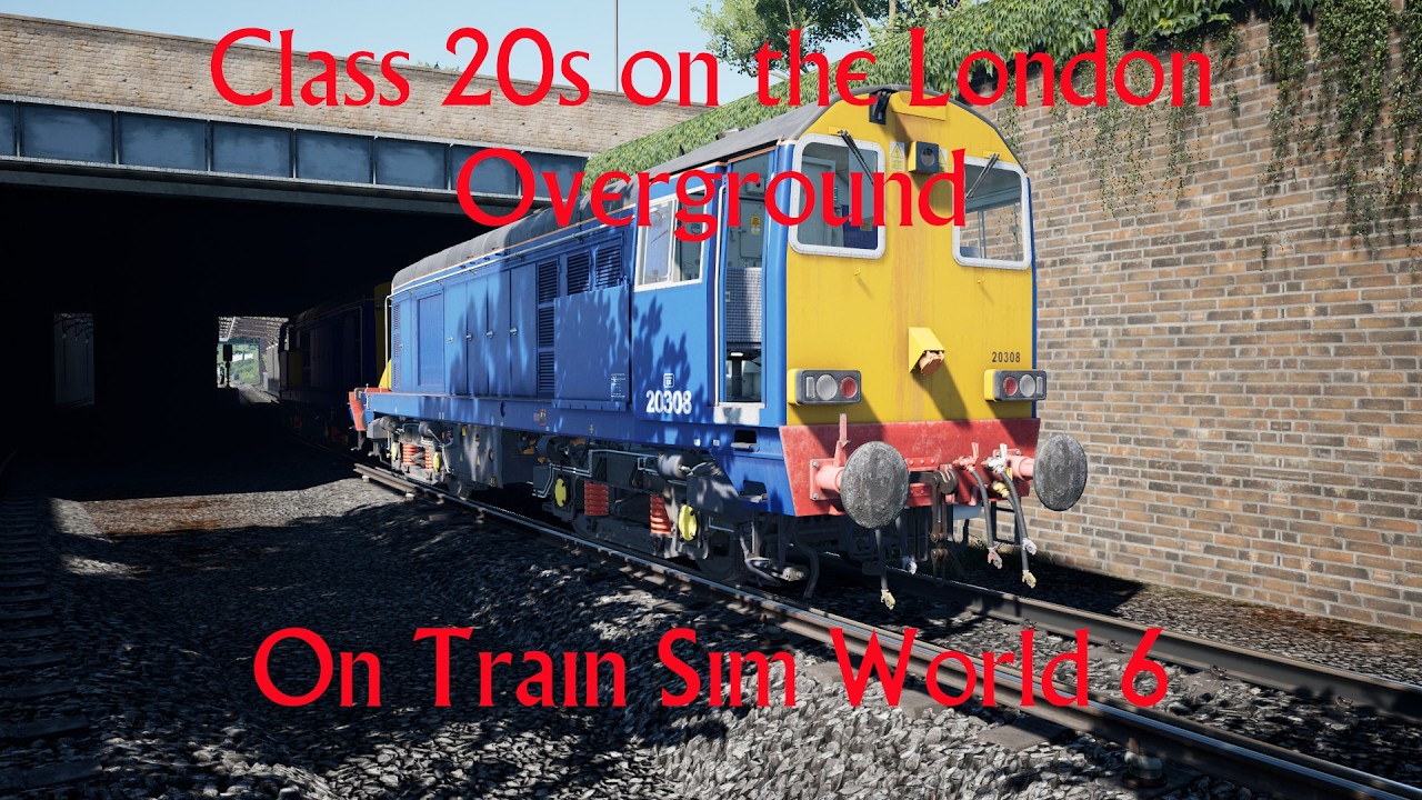 A Class 20 on the London Overground on Train Sim World 6