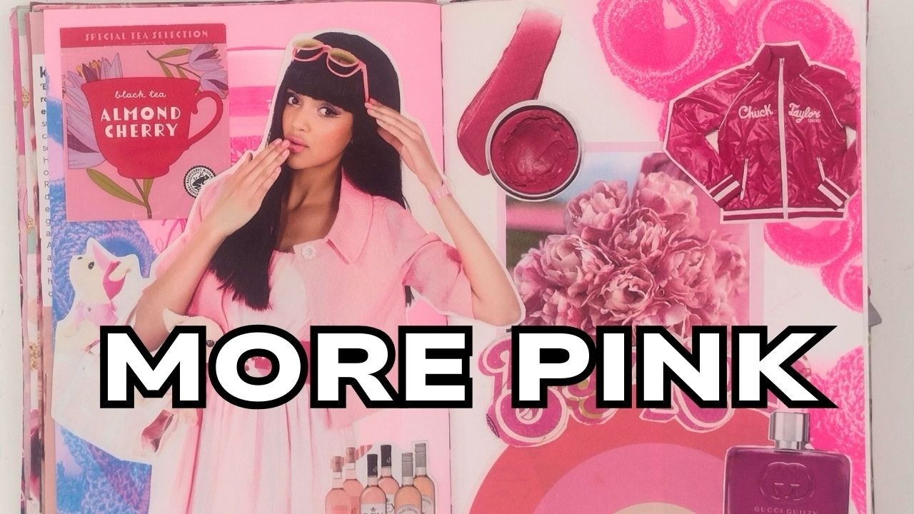 I Was Told to Stop Using So Much Pink… So I Didn’t | Pink Glue Book Part 4