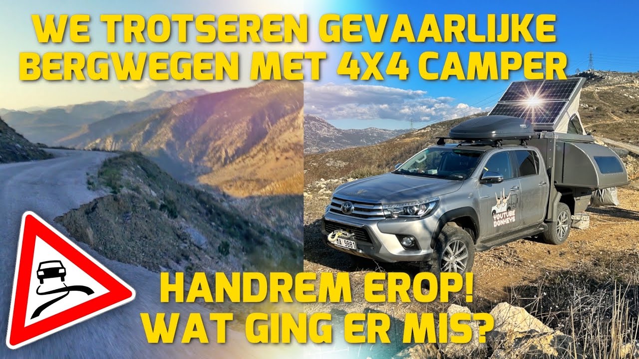 WE TROTSEREN GEVAARLIJKE BERGWEGEN MET 4X4 CAMPER - HANDREM EROP! WAT GING ER MIS? #232