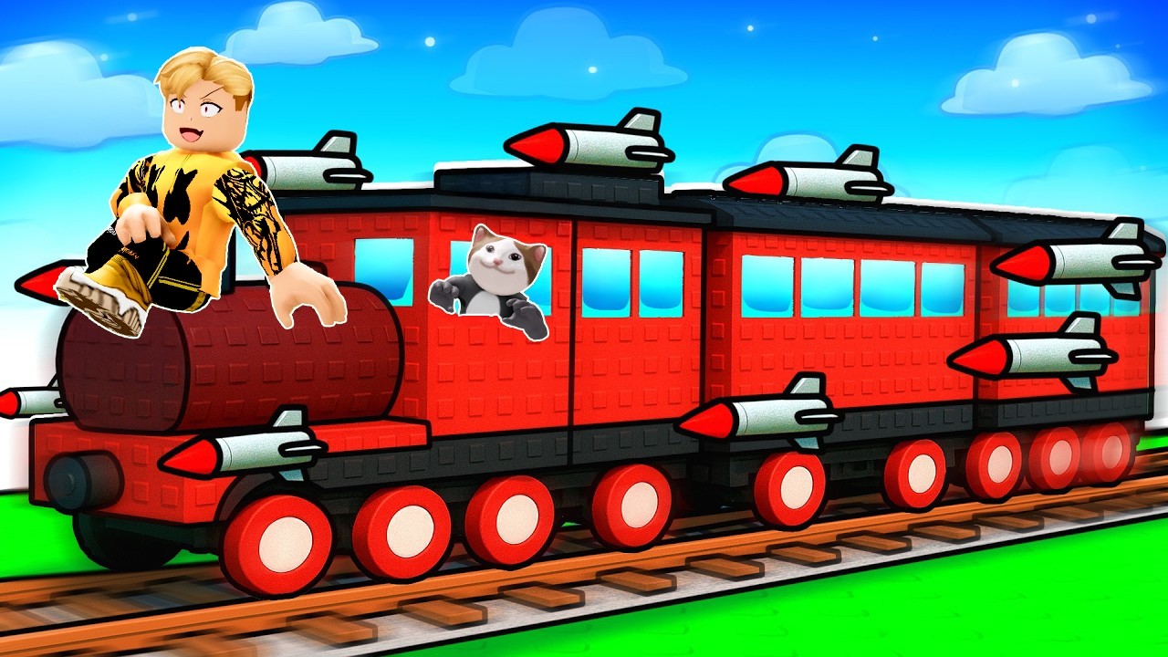 تحدى مين يبنى قطار ضد الزومبى ..! وعملت قطار سفر وتوربينى 🤣 ضد لولو 👿