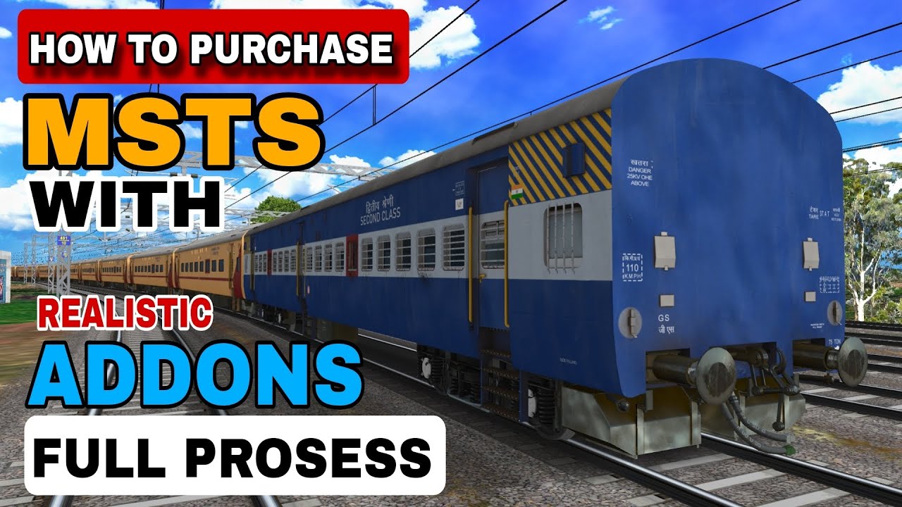 HOW TO PURCHASE & INSTALL MSTS WITH TRAIN ADDONS 100 % WORKING TRICKS