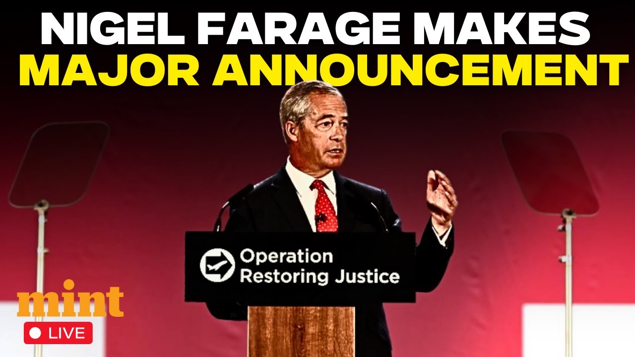 Nigel Farage Speech LIVE: Farage Drops Bombshell on Deportation | Immigration | Reform UK | Starmer
