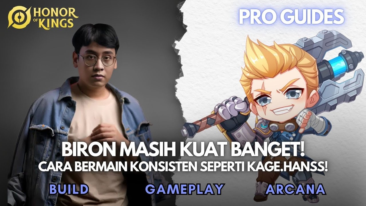 BELAJAR MAIN BIRON SEPERTI PRO PLAYER INDONESIA KAGENDRA HANS! | Honor of Kings Indonesia