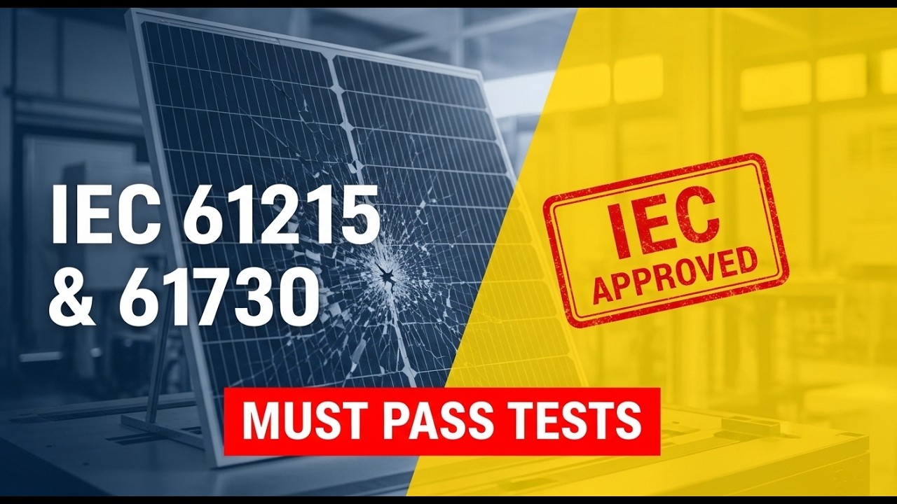 Before a Solar Panel Goes to Market: IEC Testing for Silicon Solar Cells