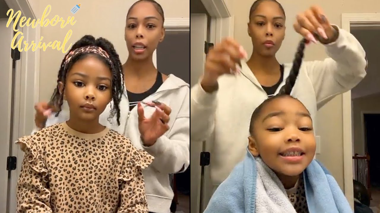 Scrappy & Bambi's Daughters Learn To Style Their Hair From Mommy! 💁🏽‍♀️