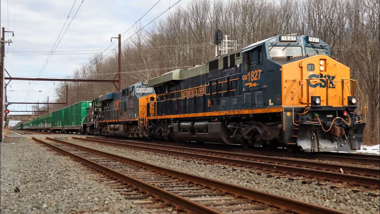End of winter railfanning at Union NJ and Yardley PA (2/28-3/1)