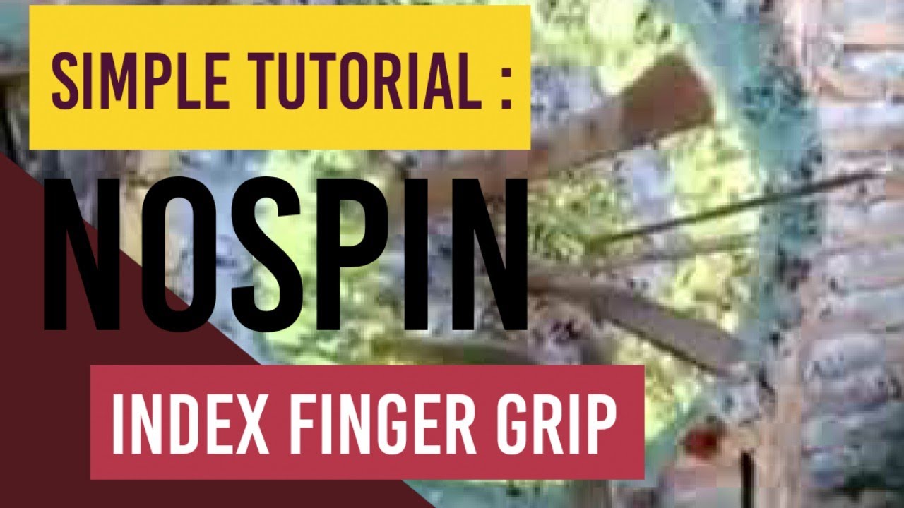 Simple Tutorial : No spin Knifethrowing with Index Finger Grip