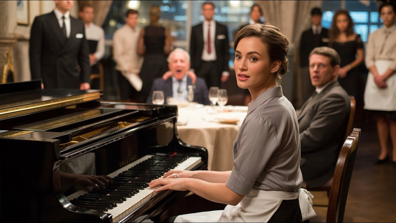 The Waitress Played the Piano — The Millionaire Was Left in Shock