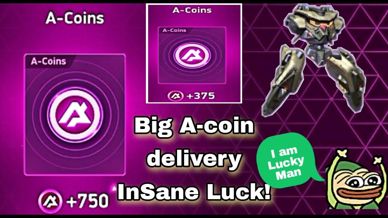 A-coins Delivery [INSANE LUCK] Opening Vault Keys/⚡Mech Arena Robot Showdown ⚡