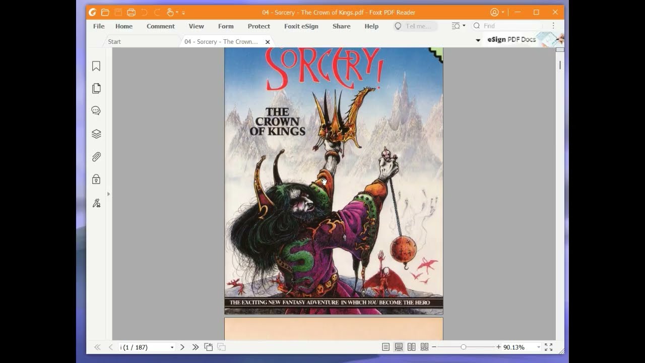 Let's Play Steve Jackson's Sorcery! The Crown of Kings (Fighting Fantasy Game Book) Part 1