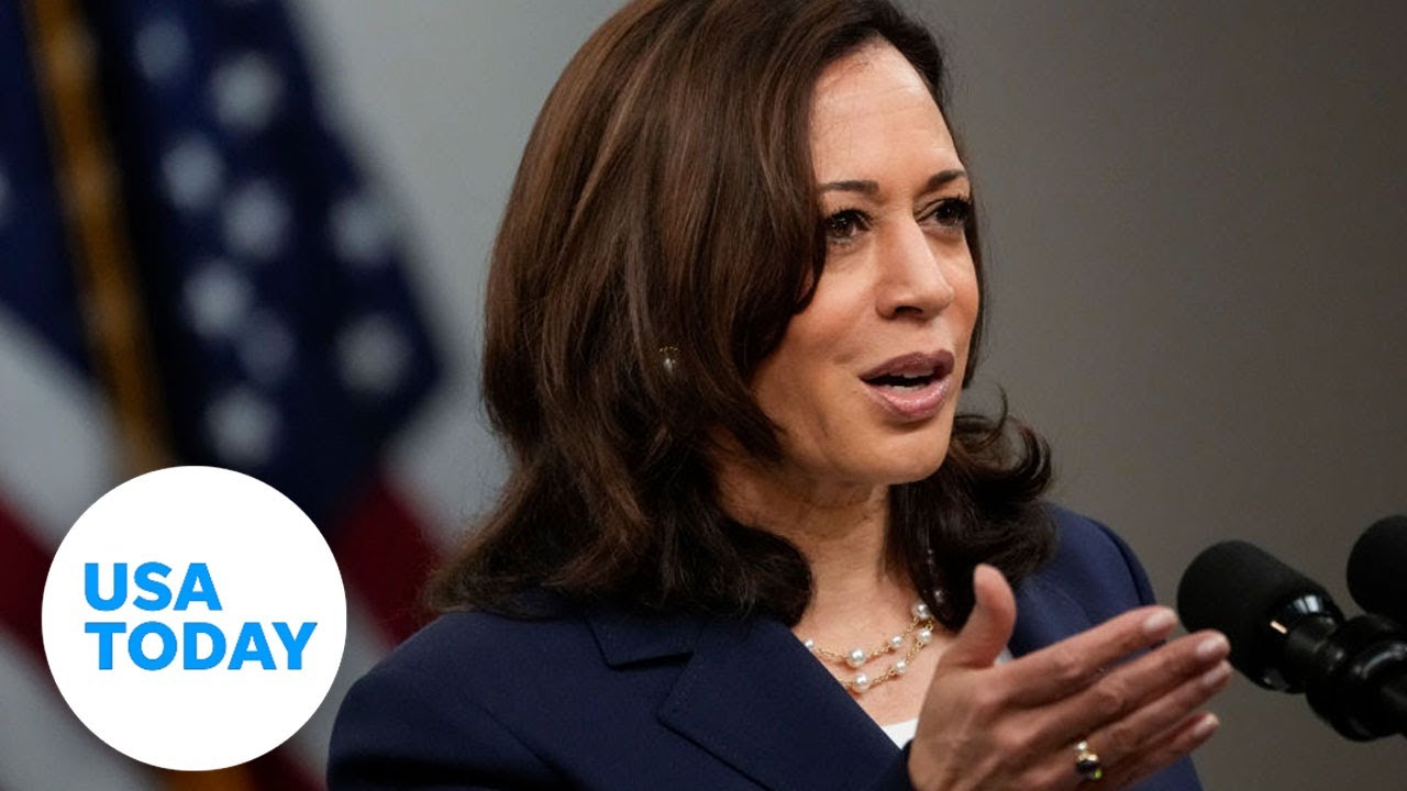 Vice President Kamala Harris takes questions after meeting with Mexican President | USA TODAY