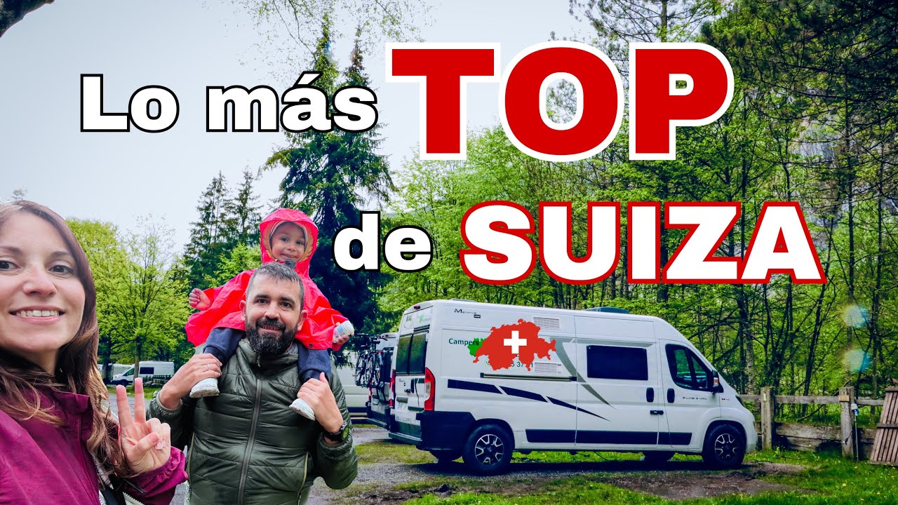 😲 PERNOCTAMOS entre CASCADAS🏕️| En un CAMPING de SUIZA #vanlife #lauterbrunnen #grindelwald