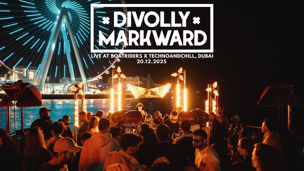 Divolly & Markward - Live @ Dubai Boat Party - Boatriders X Technoandchill / Afro & Tribal House