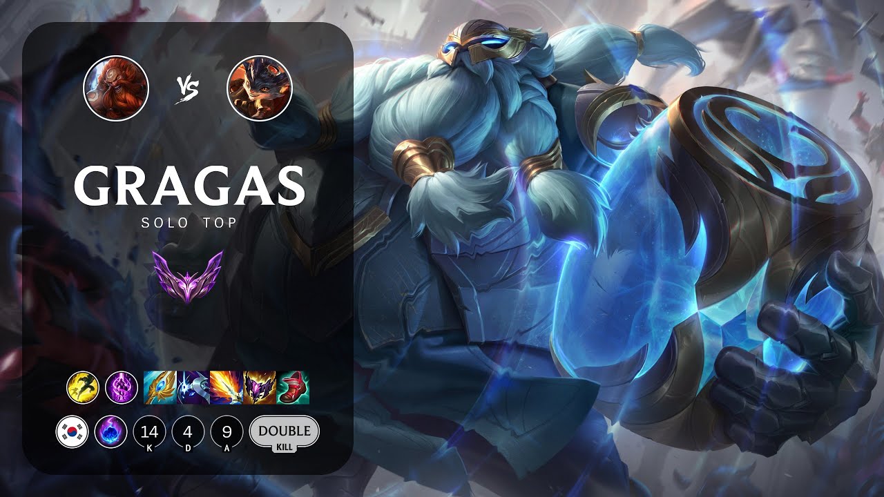 Gragas Top vs Rumble - KR Master Patch 14.7