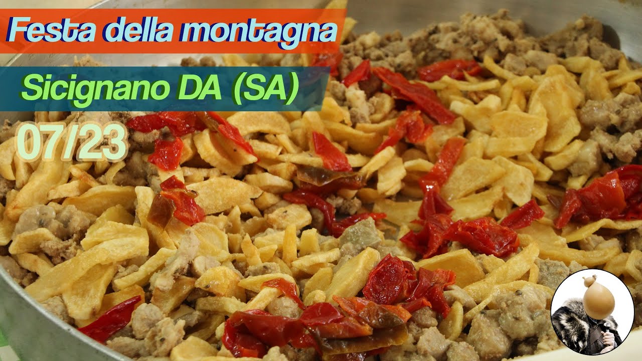 FESTA della MONTAGNA a SICIGNANO DEGLI ALBURNI (SA), tra le fronde di frazione SAN GIACOMO