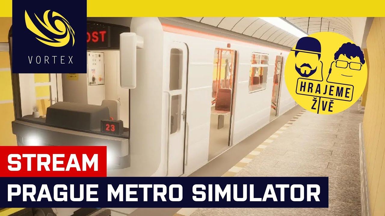 Hrajeme živě Prague Metro Simulator. Podívejte se s námi na další simulátor pražského metra