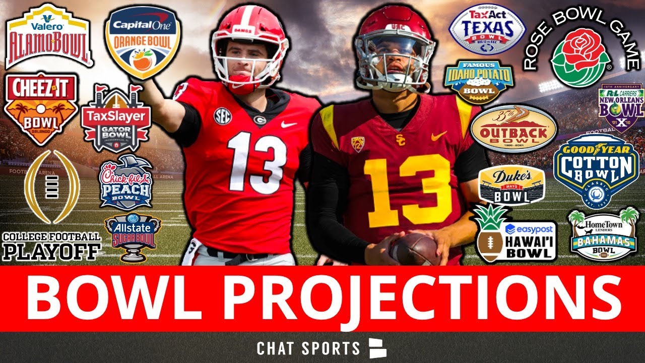 NEW College Football Bowl Projections: 2022 CFP Semifinals, New Year&rsquo;s Six Bowl Games & More