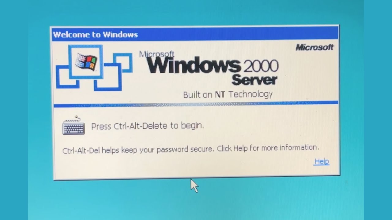 Windows 2000 Server против древнего ноутбука [длинная версия]