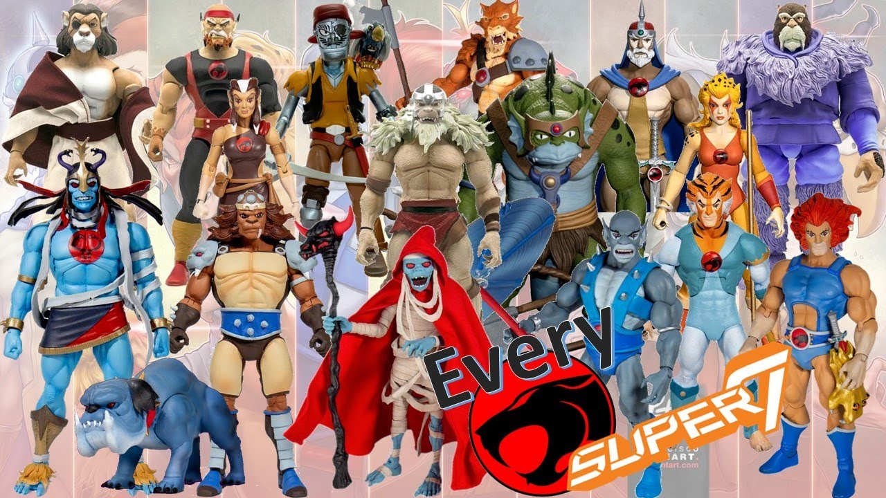 *см. новое видео* Сравнительный список всех серий Thundercats Super7 Ultimates 1-4