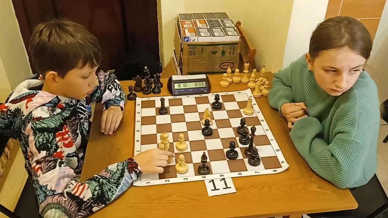 Білі не цінували своїх пішаків | Чемпіонат Прикарпаття (U14) – 2026 | Рапід | Раунд 2| Дошка 11