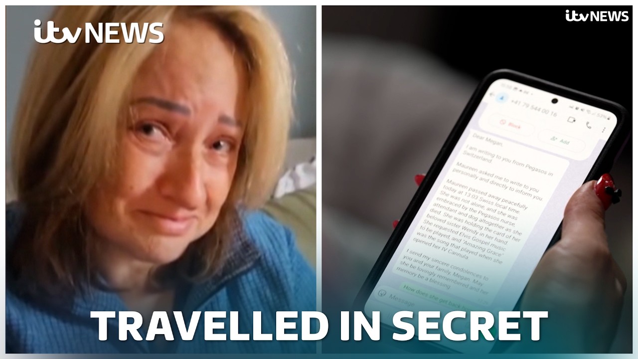 Семья узнала через WhatsApp, что мать покончила с собой в швейцарской клинике | ITV News