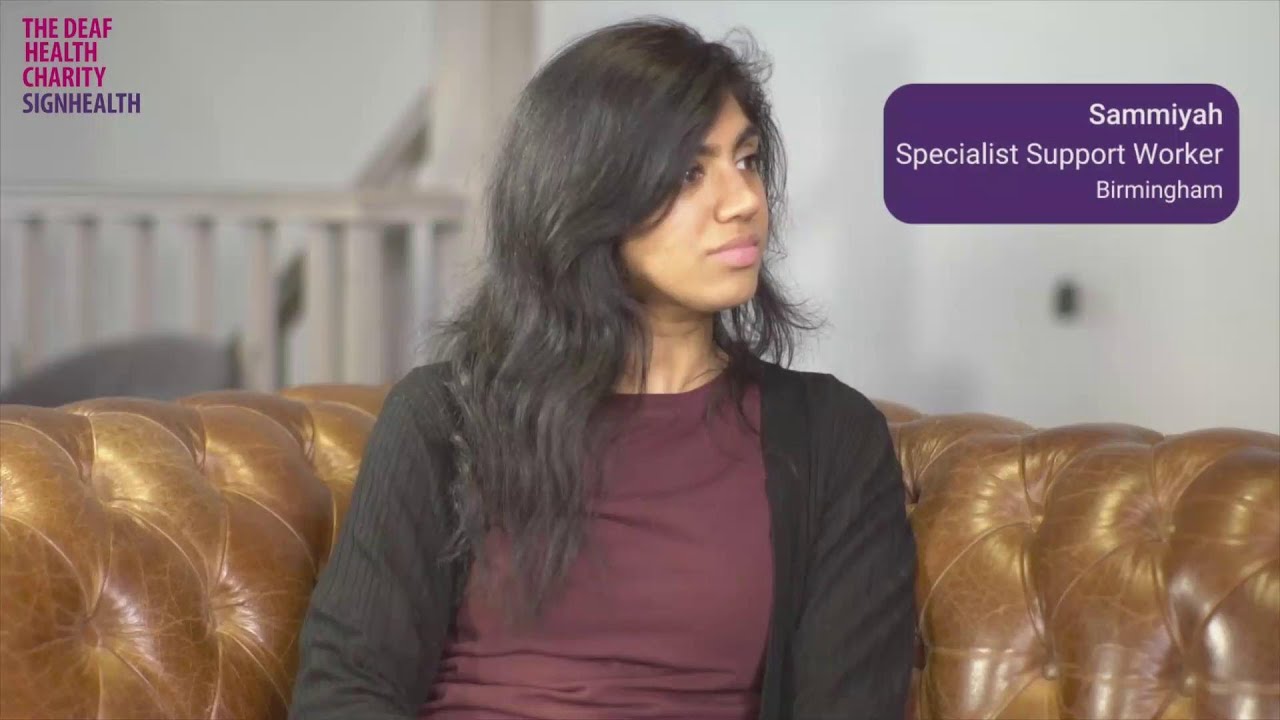 Meet Sammiyah, Specialist Support Worker at SignHealth