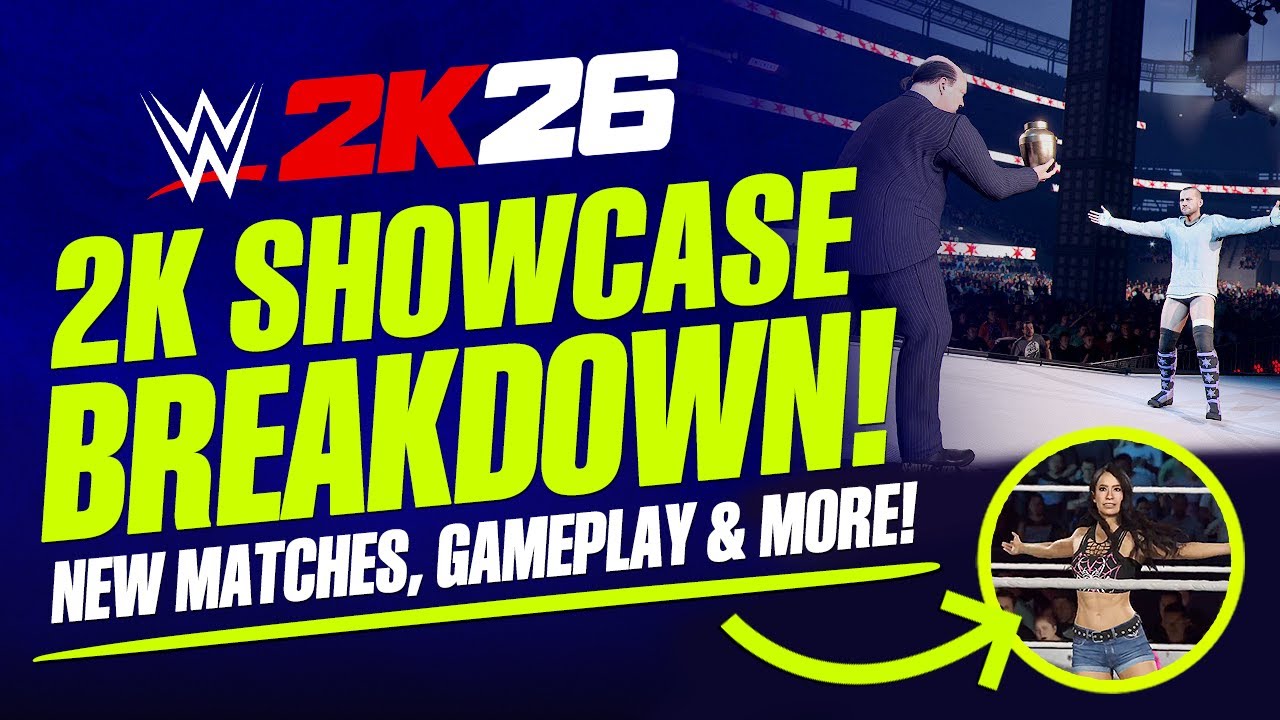 WWE 2K26: 2K Showcase Breakdown! AJ Lee Revealed, New Details, Matches, Arenas & More!