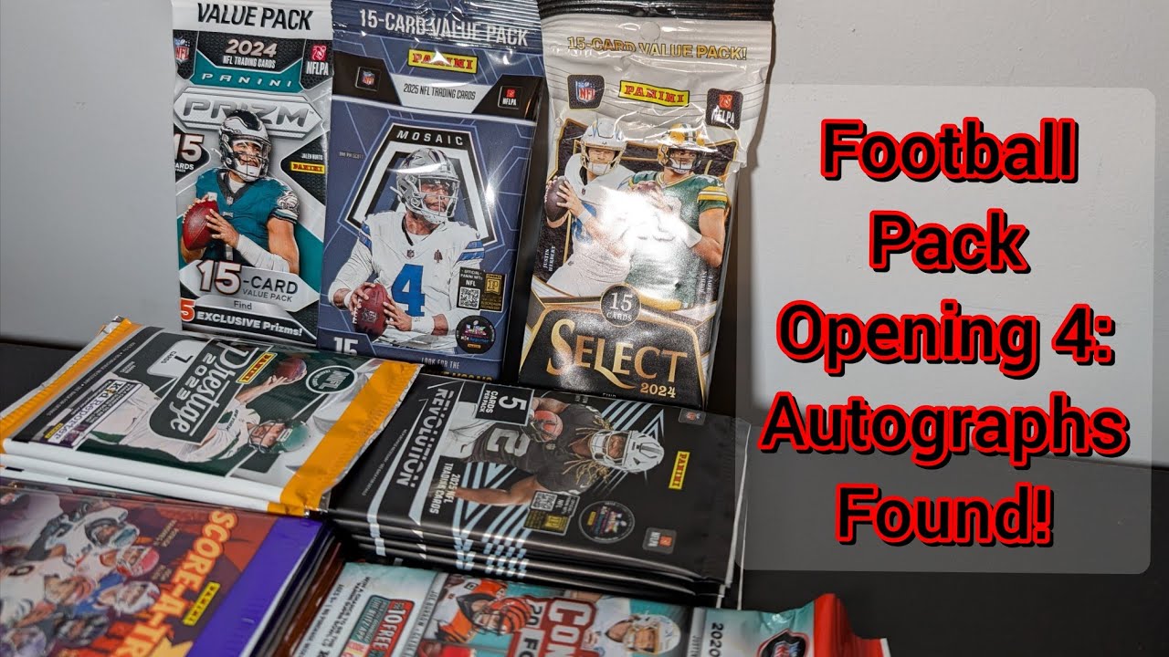 Random Pack Opening 4- Numbered Cards and Autographs at Last! (Plus Playoff Predictions)