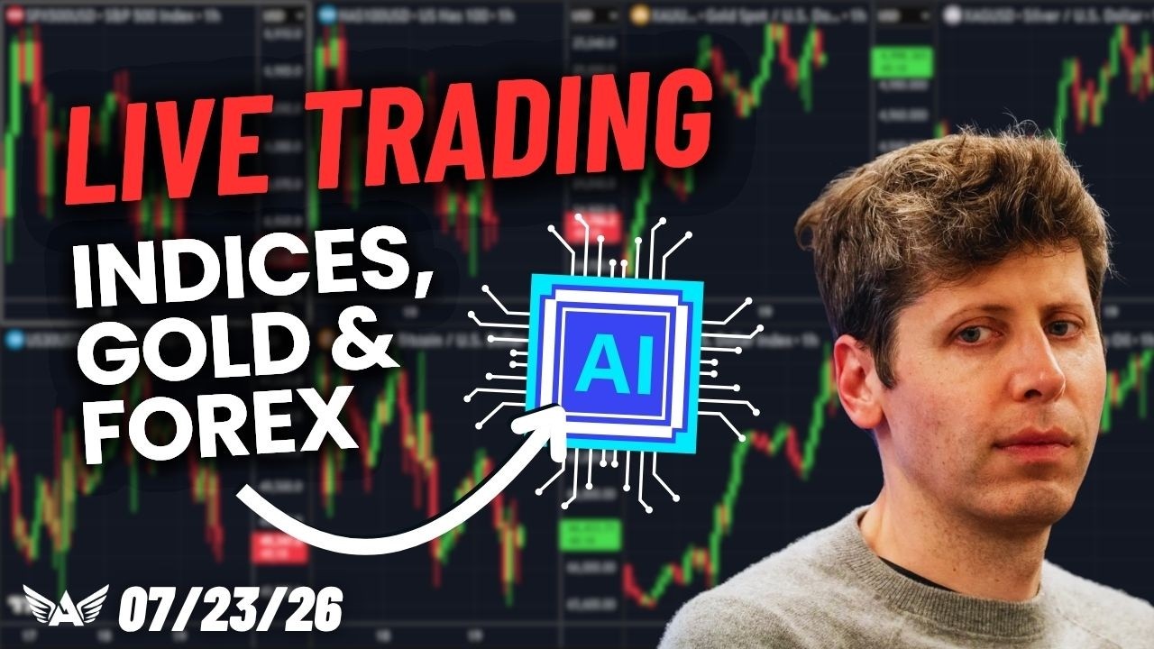 LIVE Trading Gold, Nasdaq, Forex | A1 Trading Show