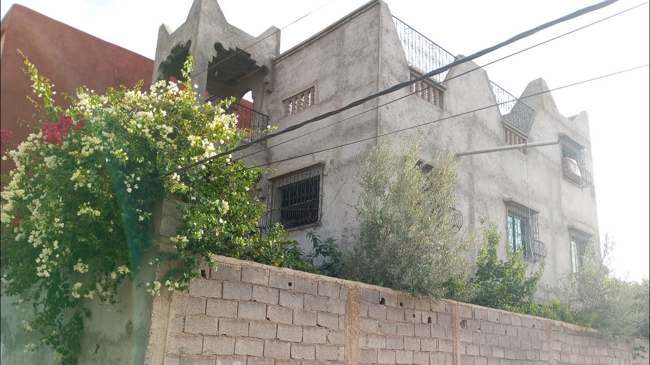🏡منزل 200 متر ملكية((البلان+الرخصة)) للبيع بأوريكا العقرب بضبط 100 متر من الشارع الكبير💯 0653605058🤙