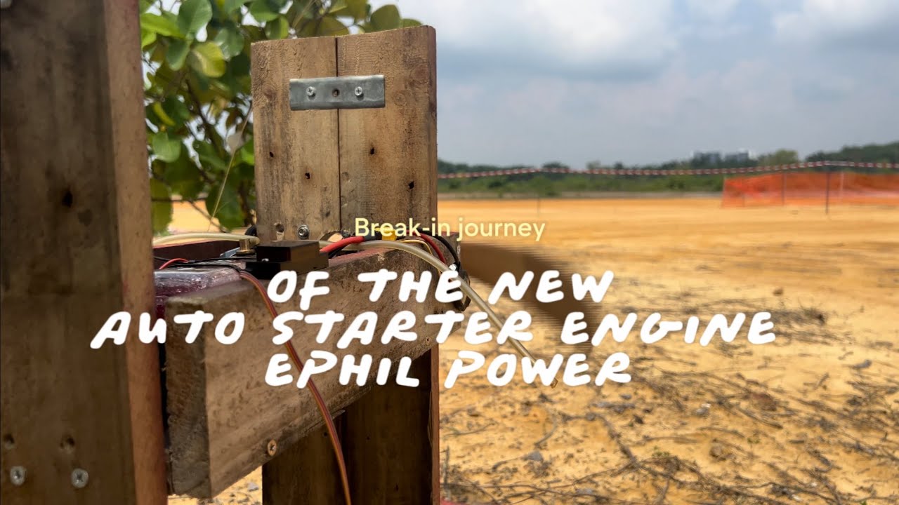 Ничего сложного, обкатка двухтактного двигателя Ephil Power объемом 38 куб. см с автоматическим с...