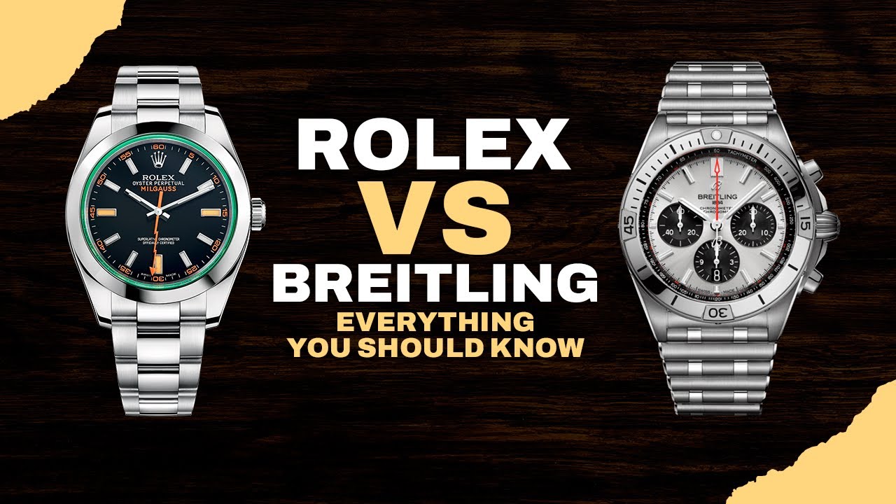 Rolex vs Breitling ⌚ Everything YOU SHOULD KNOW! Best Breitling Watches & Rolex Watches