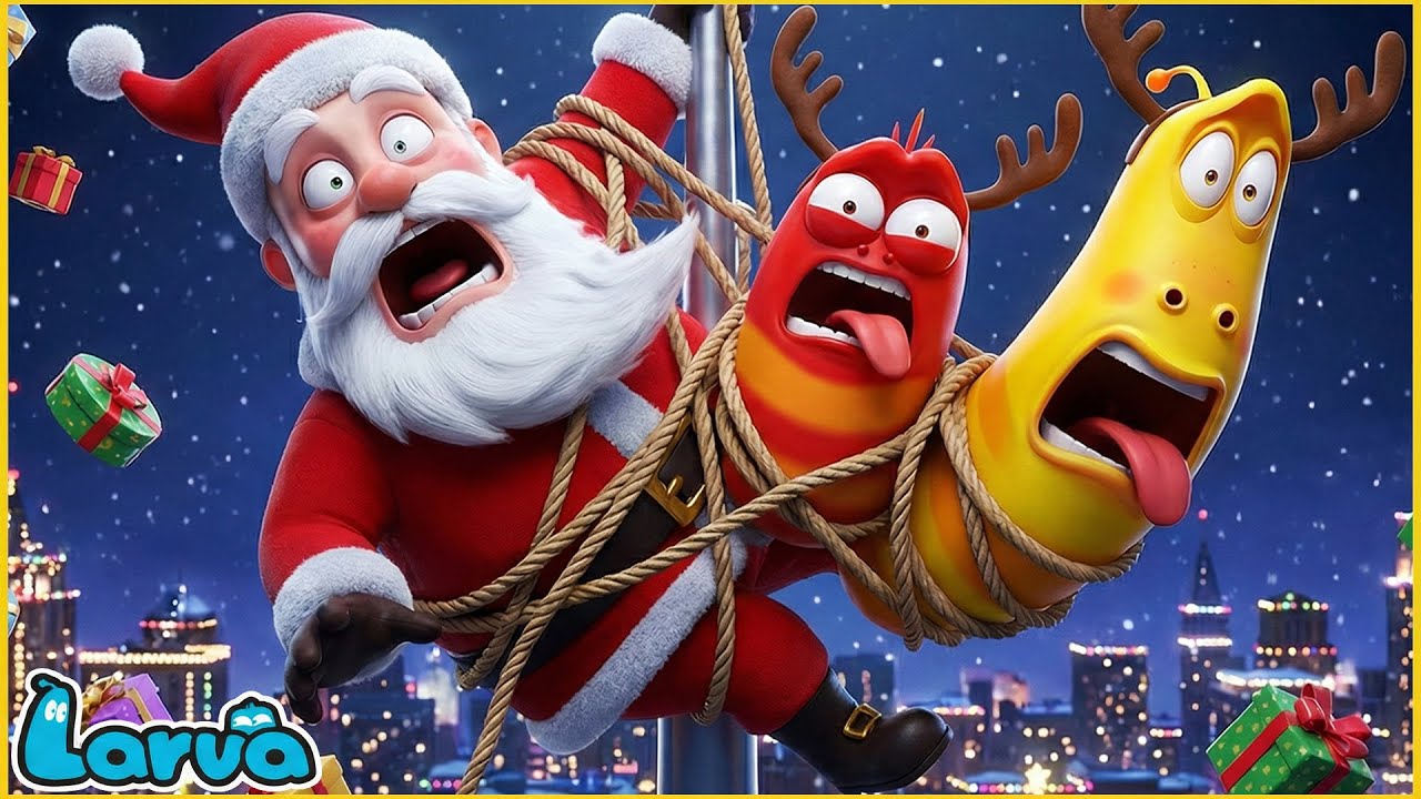 LARVA TUBA 🎅 LARVA GIÁNG SINH 🎄 PHIM HOẠT HÌNH LARVA VUI NHỘN