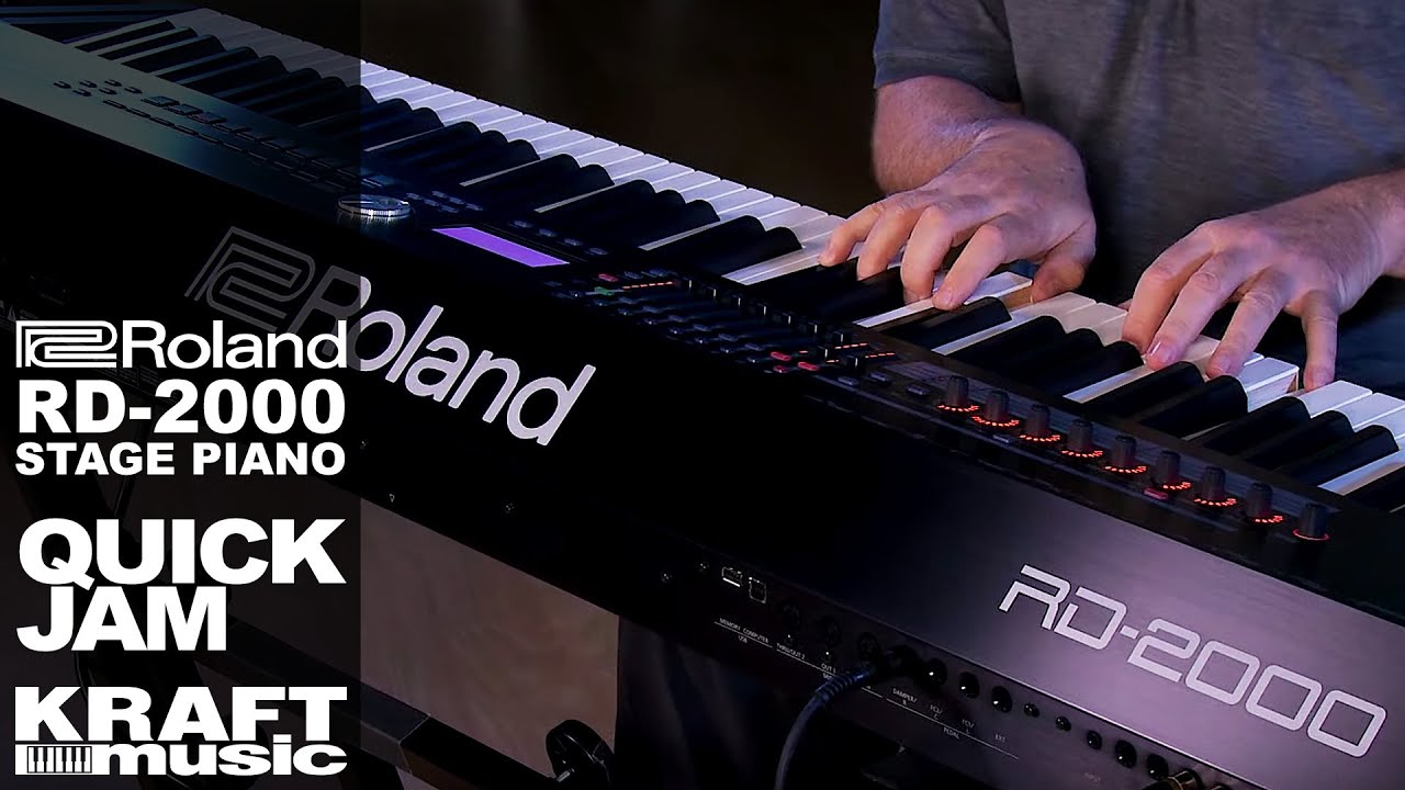 Roland RD-2000 Stage Piano - Quick Jam with Scott Tibbs