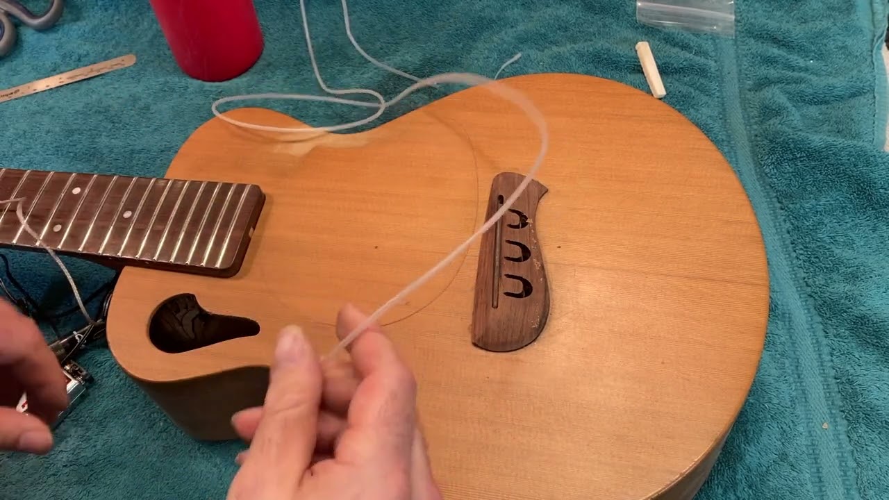 Installing an Under Saddle Piezo Element