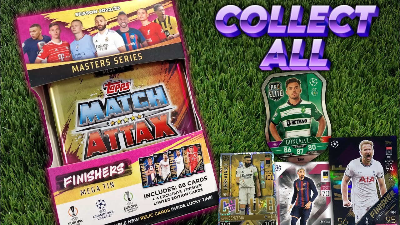 Topps Match Attax 22/23 Finishers Mega Fémdoboz | Bontás