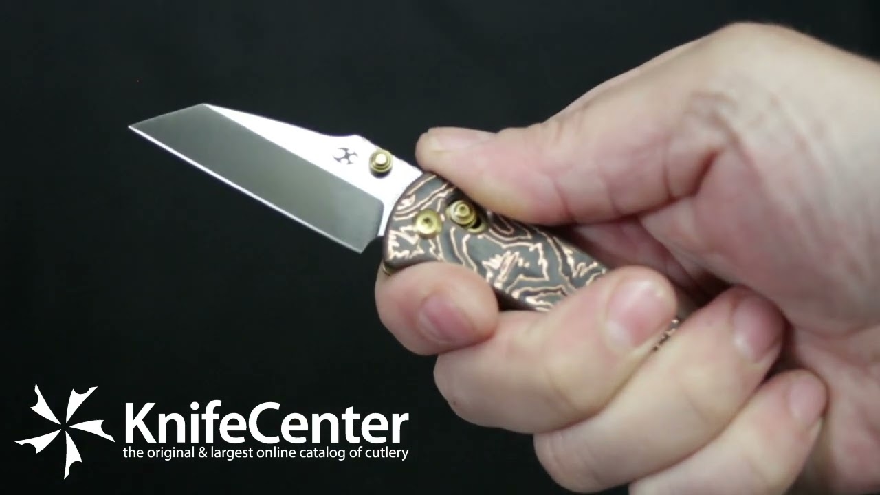 Kansept Knives Dirk Pinkerton Little Main Street Crossbar Lock Folding Knife