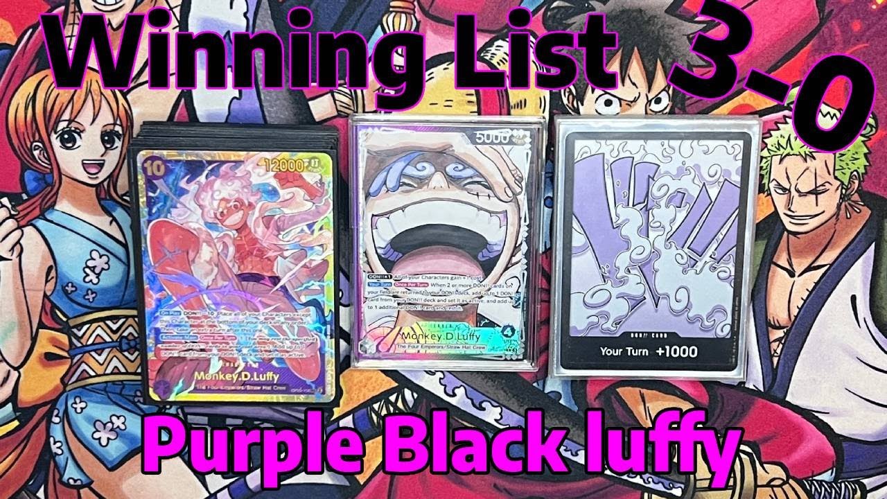 1st place Purple Black Luffy Deck Profile