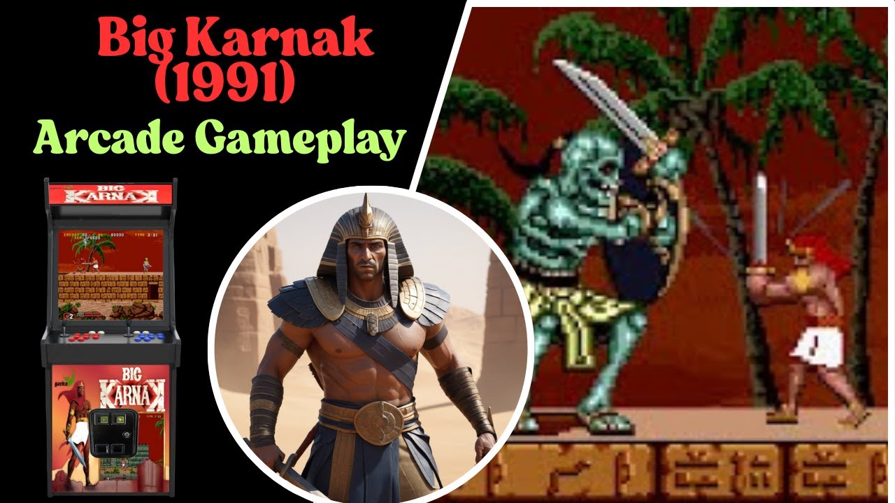 Big Karnak (1991) - Arcade Gameplay | Classic Retro Game